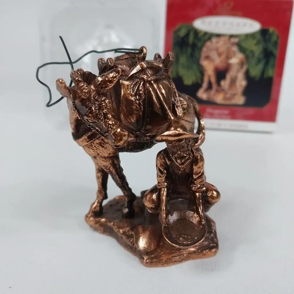 Hallmark Ornament The Old West‎ Prospector ~ Gold Mining 2nd 2 in Series 1999